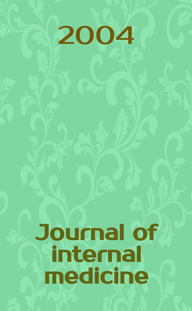 Journal of internal medicine : Formerly Acta medica Scandinavica. Vol.256, №3