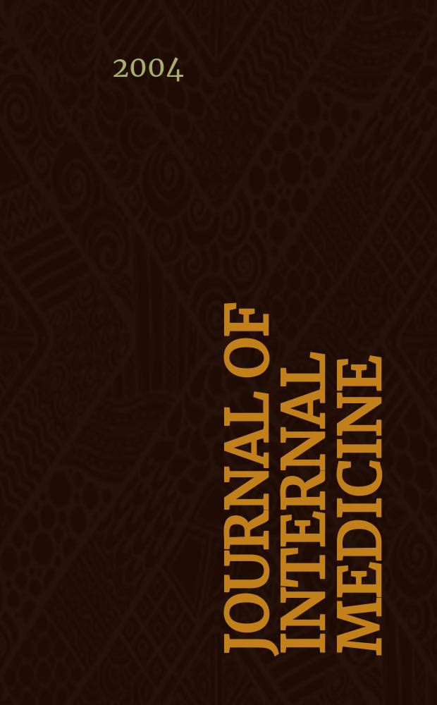 Journal of internal medicine : Formerly Acta medica Scandinavica. Vol.256, №4