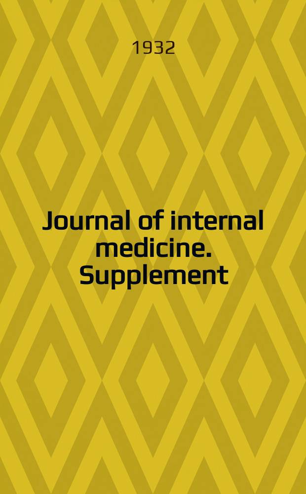 Journal of internal medicine. Supplement : Formerly: Acta medica Scandinavica. 51 : Zur Methodik der Blutdruckmessung