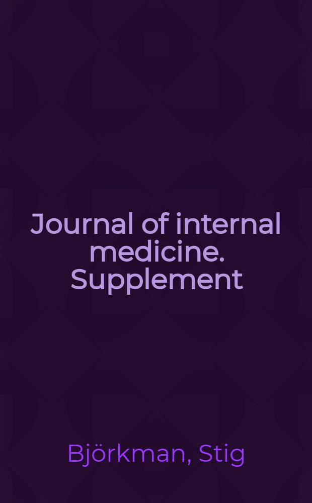 Journal of internal medicine. Supplement : Formerly: Acta medica Scandinavica. 56 : Bronchospirometrie
