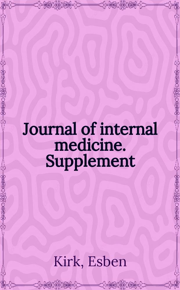 Journal of internal medicine. Supplement : Formerly: Acta medica Scandinavica. 77 : Amino acid and ammonia metabolism in liver diseases