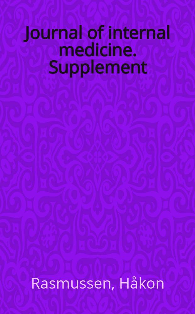 Journal of internal medicine. Supplement : Formerly: Acta medica Scandinavica. Suppl.115 : Influence of the thyroid hormone on heart and circulation