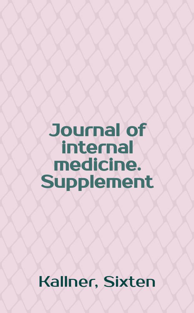Journal of internal medicine. Supplement : Formerly: Acta medica Scandinavica. Suppl.130 : The Cyanosis developing during treatment with sulfanilamide preparations