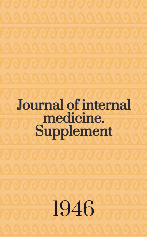 Journal of internal medicine. Supplement : Formerly: Acta medica Scandinavica. Suppl.177 : Peroral and intravenous galactose tests