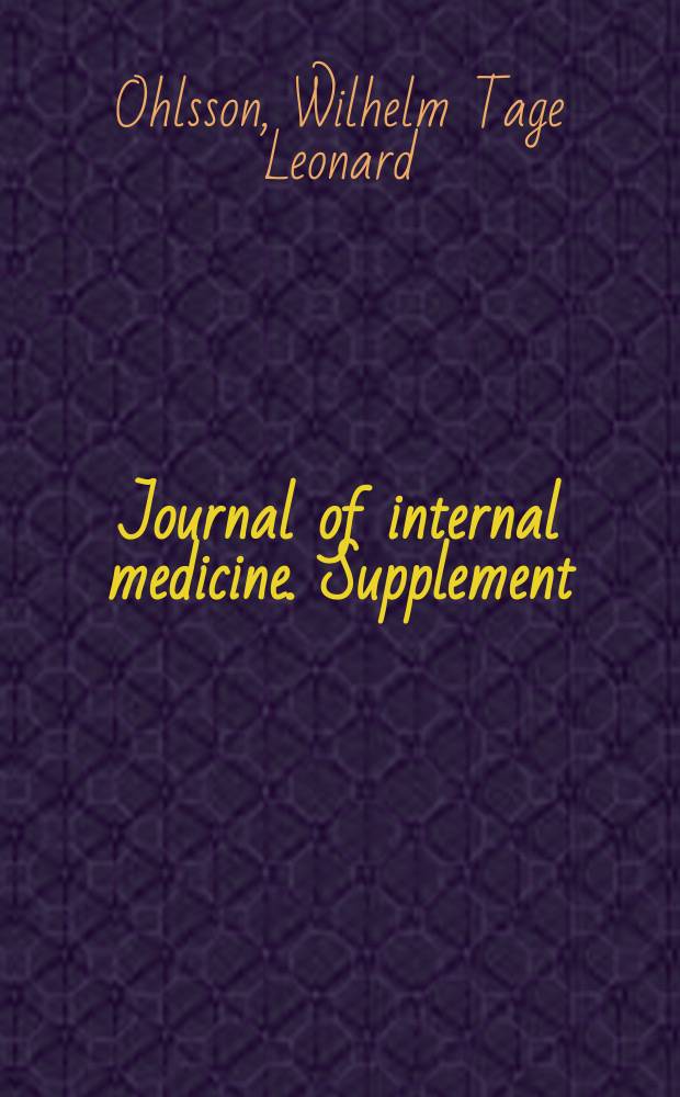 Journal of internal medicine. Supplement : Formerly: Acta medica Scandinavica. Suppl.190 : A study on oxygen toxicidity at atmospheric pressure