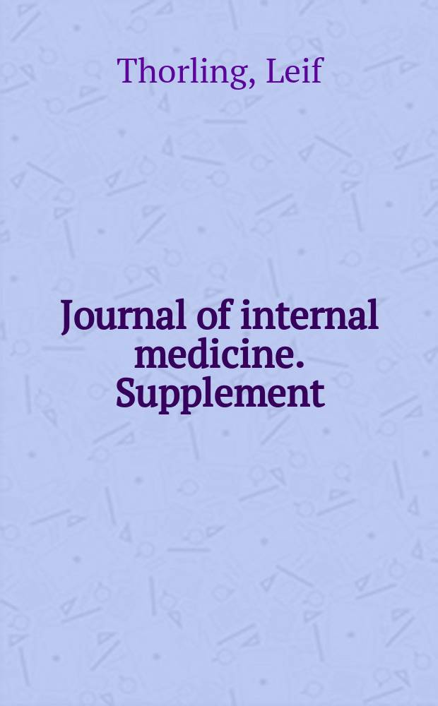 Journal of internal medicine. Supplement : Formerly: Acta medica Scandinavica. Suppl.302 : Jaundice in pregnancy