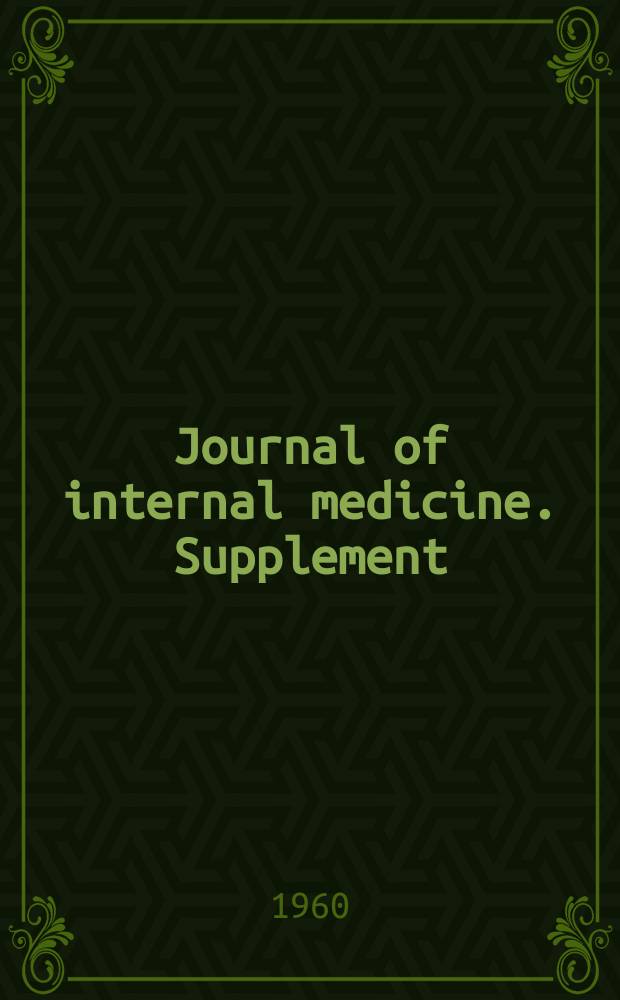 Journal of internal medicine. Supplement : Formerly: Acta medica Scandinavica : Studies on the urinary excretion of thiamine, riboflavin, nicotinic acid, pantothenic acid and biotin in achlorhydria and after partial gastrectomy
