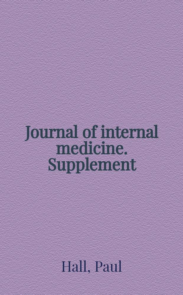 Journal of internal medicine. Supplement : Formerly: Acta medica Scandinavica : On the prognosis and natural history of acute rheumatic fever and rheumatic heart disease