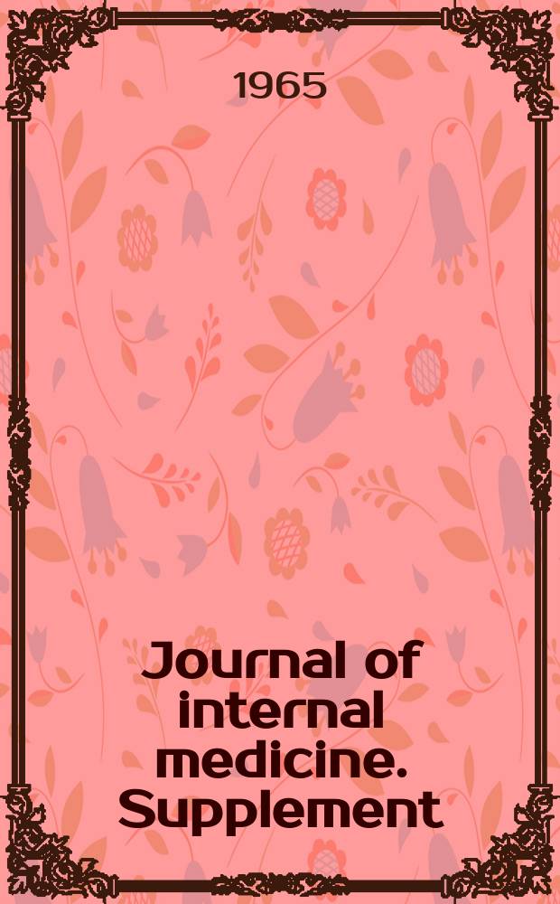 Journal of internal medicine. Supplement : Formerly: Acta medica Scandinavica : Long-term anticoagulant therapy in patients with cerebral infarction
