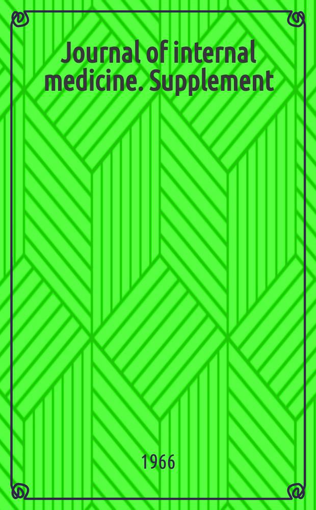 Journal of internal medicine. Supplement : Formerly: Acta medica Scandinavica : Method for evaluating indications for rehabilitation in chronic hemiplegia