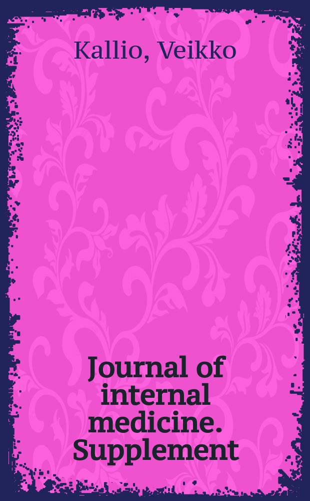 Journal of internal medicine. Supplement : Formerly: Acta medica Scandinavica : Fat loading test in males with diabetic heredity