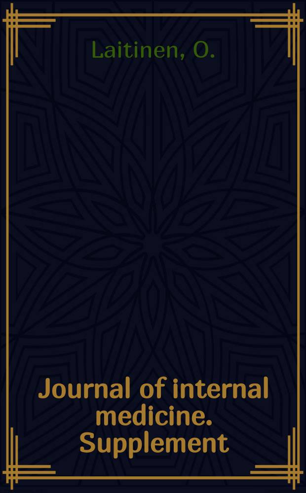 Journal of internal medicine. Supplement : Formerly: Acta medica Scandinavica : Clinical applications of urinary hydroxyproline determination