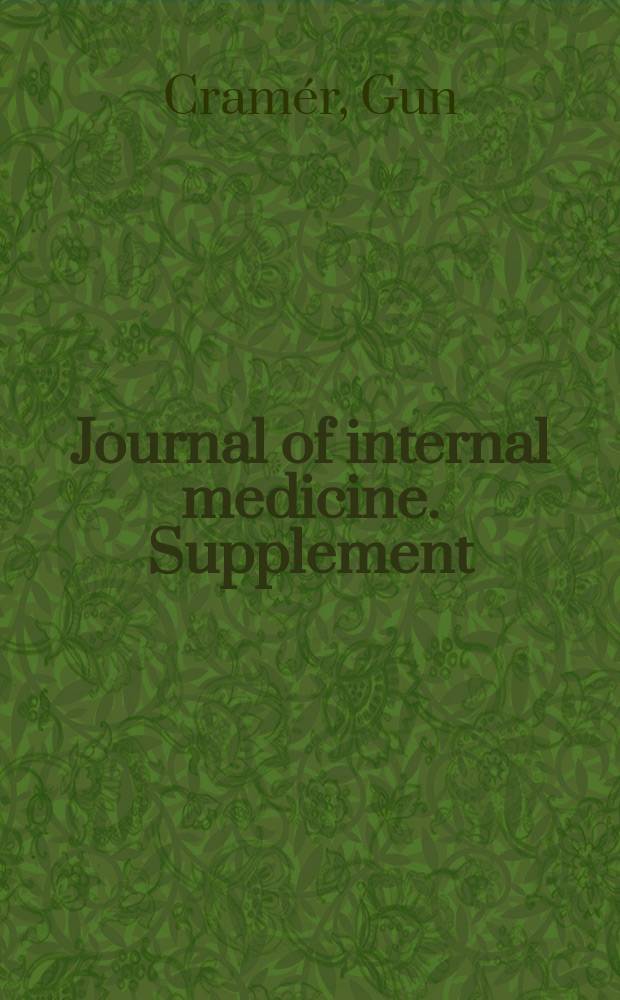 Journal of internal medicine. Supplement : Formerly: Acta medica Scandinavica : Early and late results of conversion of atrial fibrillation with quinidine