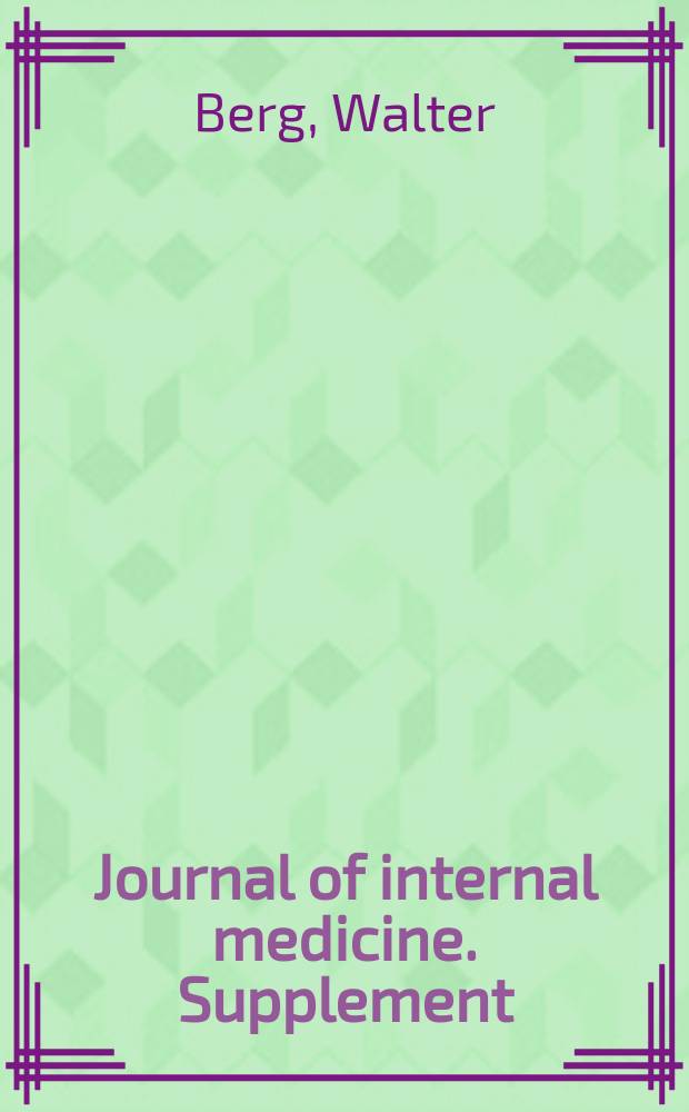 Journal of internal medicine. Supplement : Formerly: Acta medica Scandinavica : Plasminogen and urokinase determination based on the lysis time method