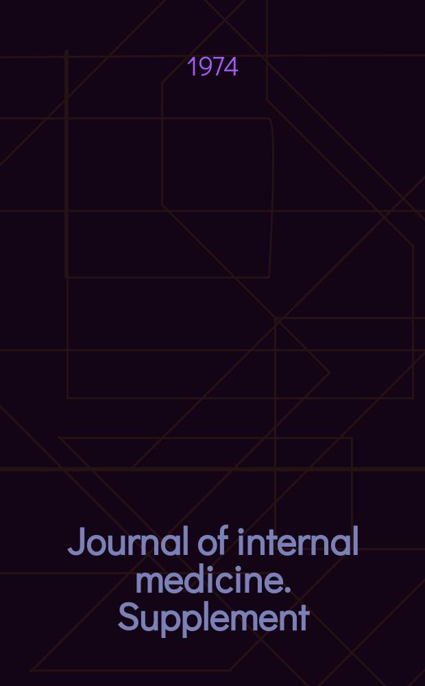 Journal of internal medicine. Supplement : Formerly: Acta medica Scandinavica : Neues über die Wirkungsweise der menschlichen Kohlenmonoxidvergiftung und über die Sauerstoff-Bindungsfähigkeit menschlicher Erythrozyten