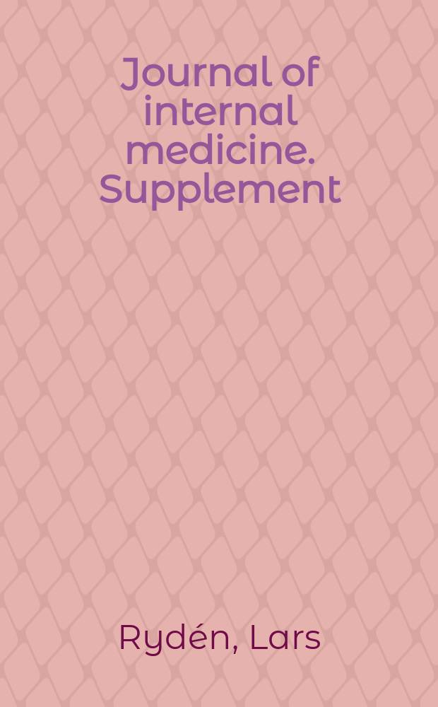 Journal of internal medicine. Supplement : Formerly: Acta medica Scandinavica : Evaluation of a new antiarrhythmic drug