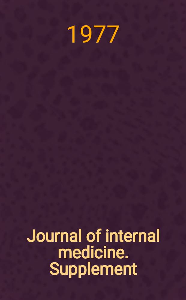 Journal of internal medicine. Supplement : Formerly: Acta medica Scandinavica : A new parallel plate dialyser