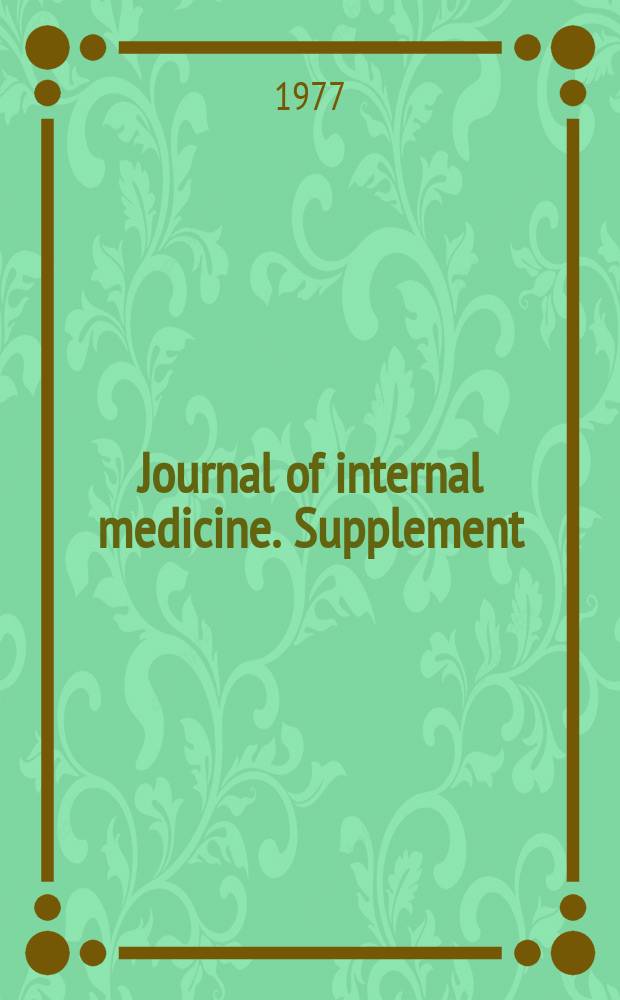 Journal of internal medicine. Supplement : Formerly: Acta medica Scandinavica : Cholesterol and bile acid metabolism in normo- and hyperlipoproteinaemia