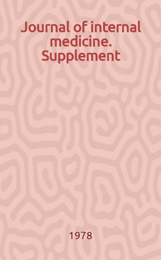 Journal of internal medicine. Supplement : Formerly: Acta medica Scandinavica : Negative consequences of blood pressure reduction