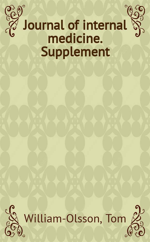 Journal of internal medicine. Supplement : Formerly: Acta medica Scandinavica : α-glucosidase inhibition in obesity