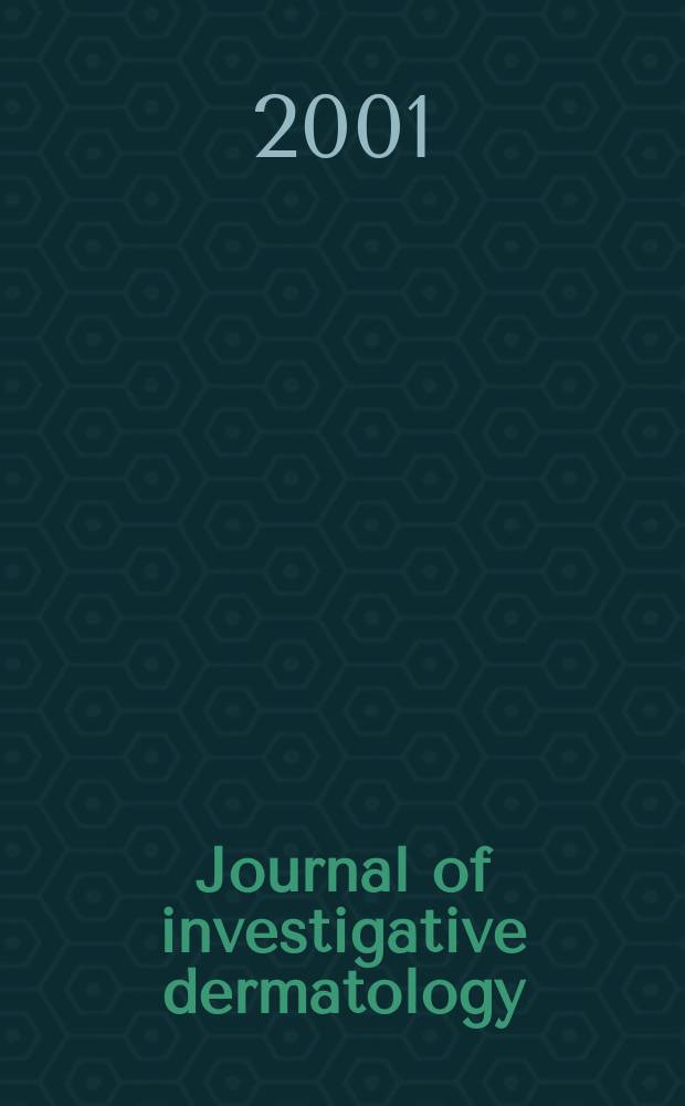 Journal of investigative dermatology : Official organ of the Society for investigative dermatology, inc. Vol.117, №4