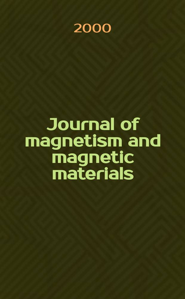 Journal of magnetism and magnetic materials : MMM. Vol.213, №1/2