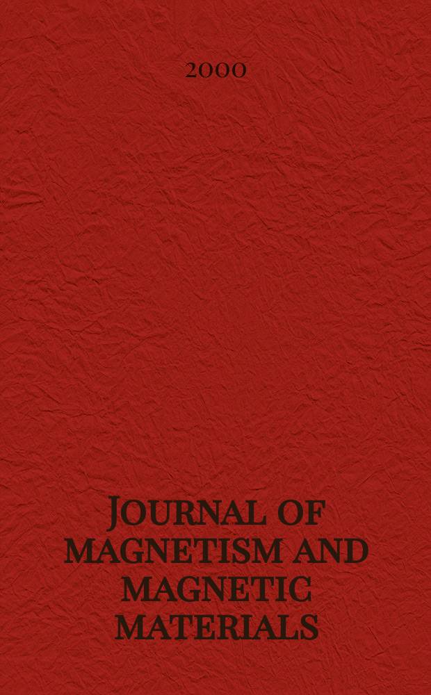 Journal of magnetism and magnetic materials : MMM. Vol.213, №3