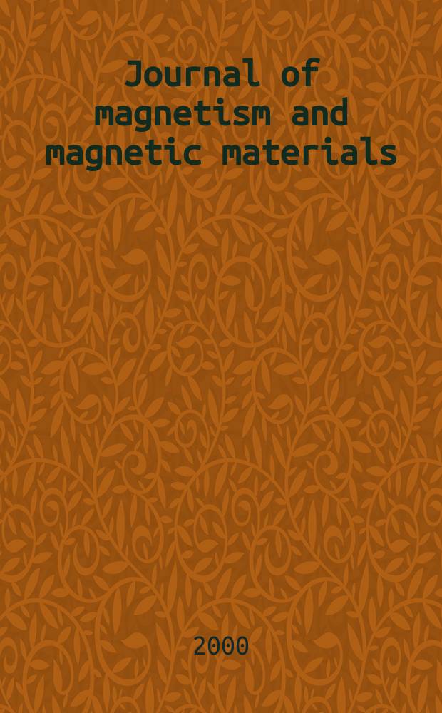 Journal of magnetism and magnetic materials : MMM. Vol.214, №1/2