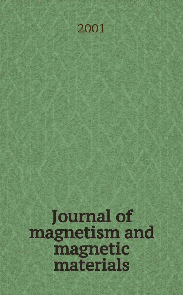 Journal of magnetism and magnetic materials : MMM. Vol.231, №1