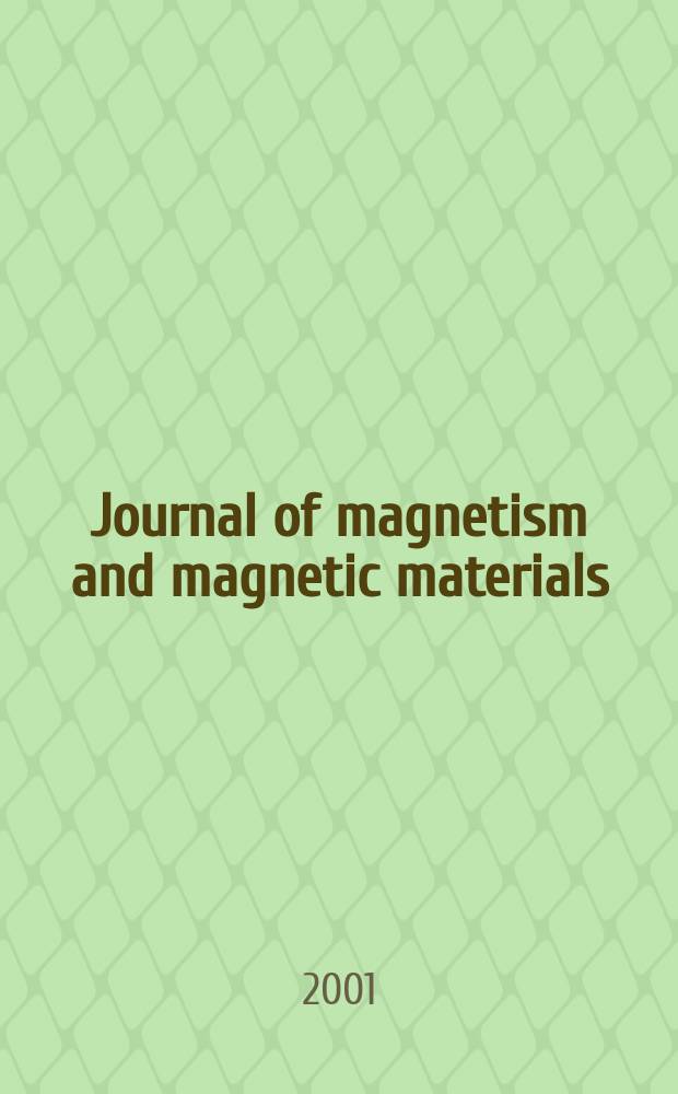 Journal of magnetism and magnetic materials : MMM. Vol.234, №3