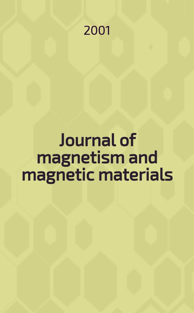 Journal of magnetism and magnetic materials : MMM. Vol.237, №3