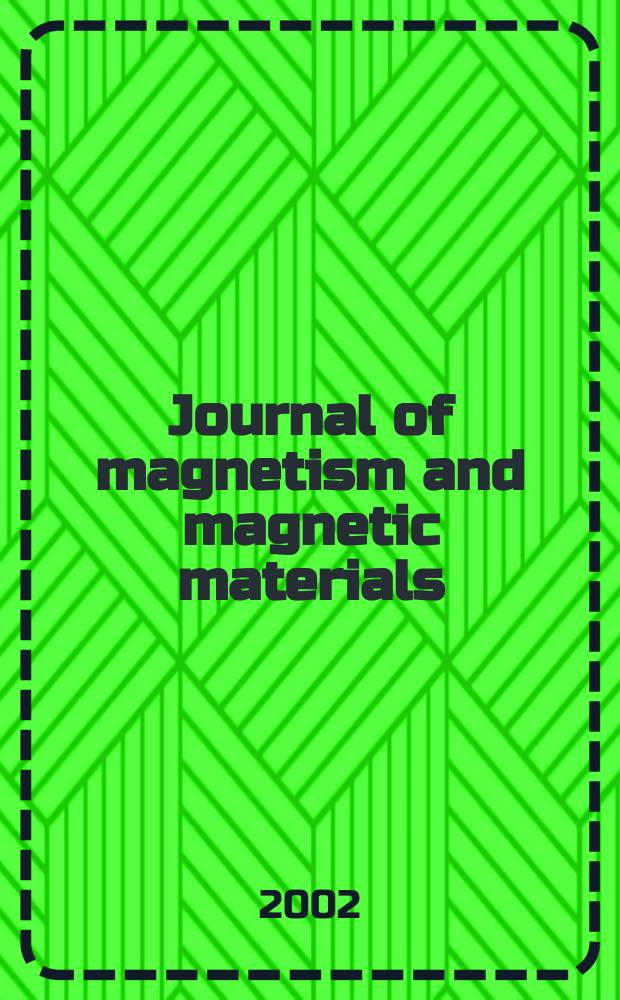Journal of magnetism and magnetic materials : MMM. Vol.247, №3