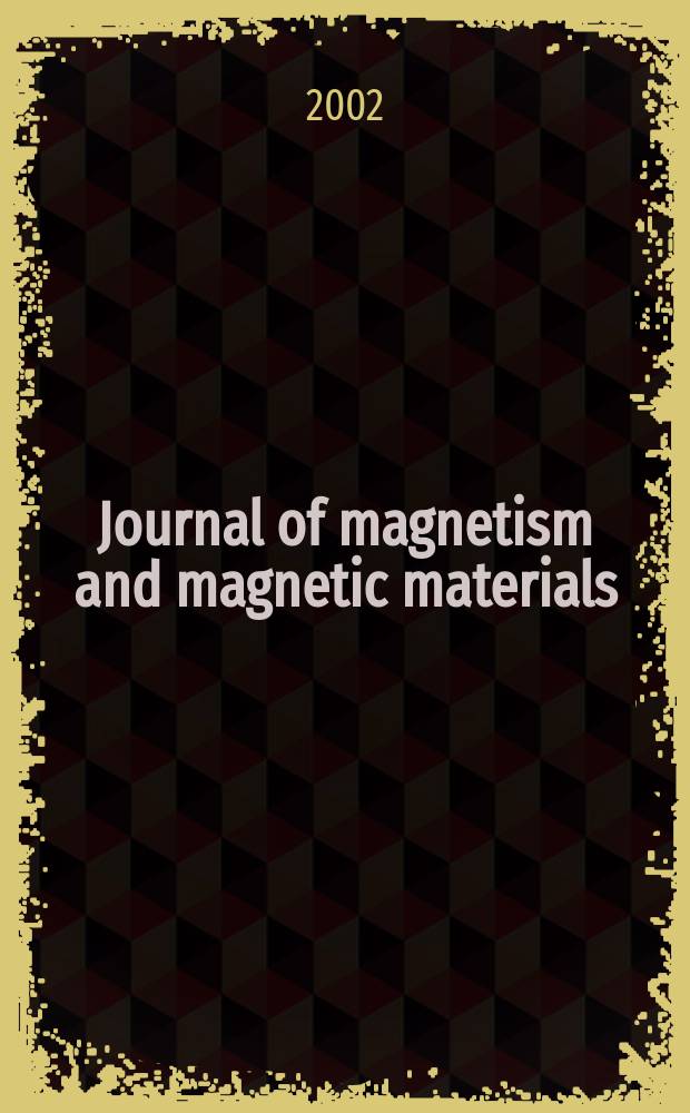 Journal of magnetism and magnetic materials : MMM. Vol.251, №3