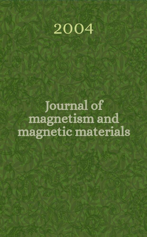 Journal of magnetism and magnetic materials : MMM. Vol.271, №1