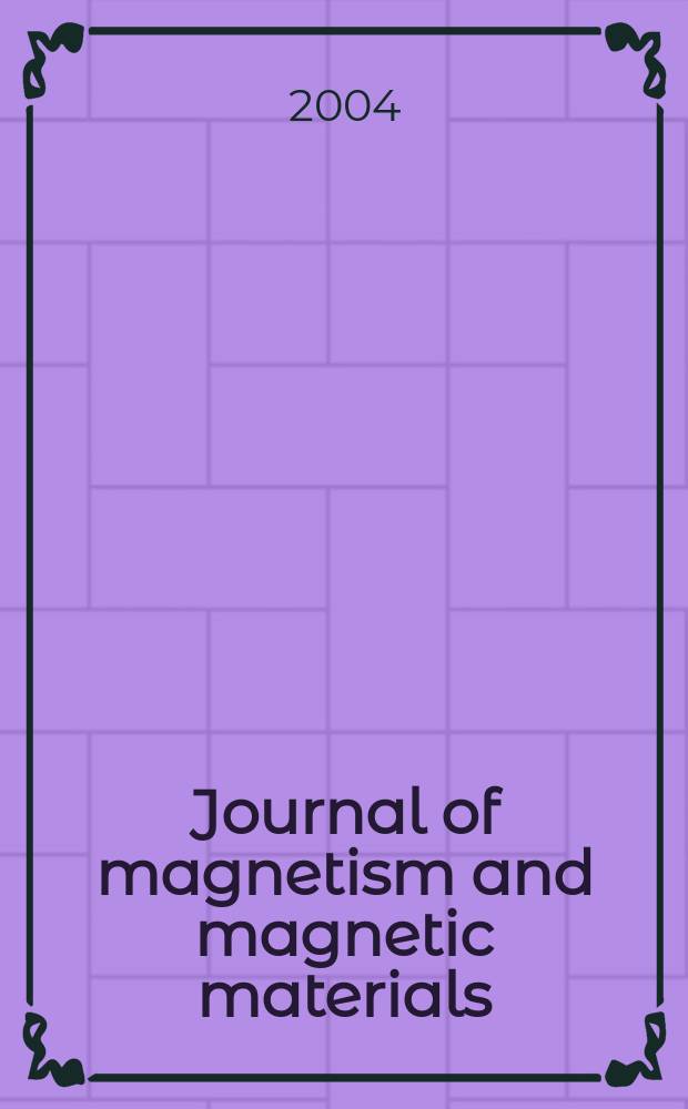 Journal of magnetism and magnetic materials : MMM. Vol.277, №1/2