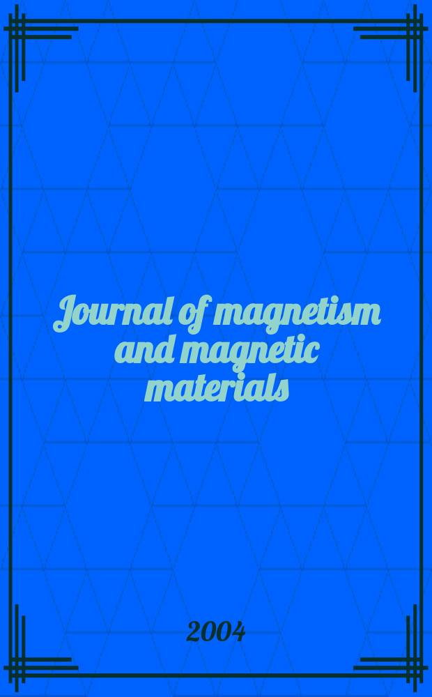 Journal of magnetism and magnetic materials : MMM. Vol.279, №1