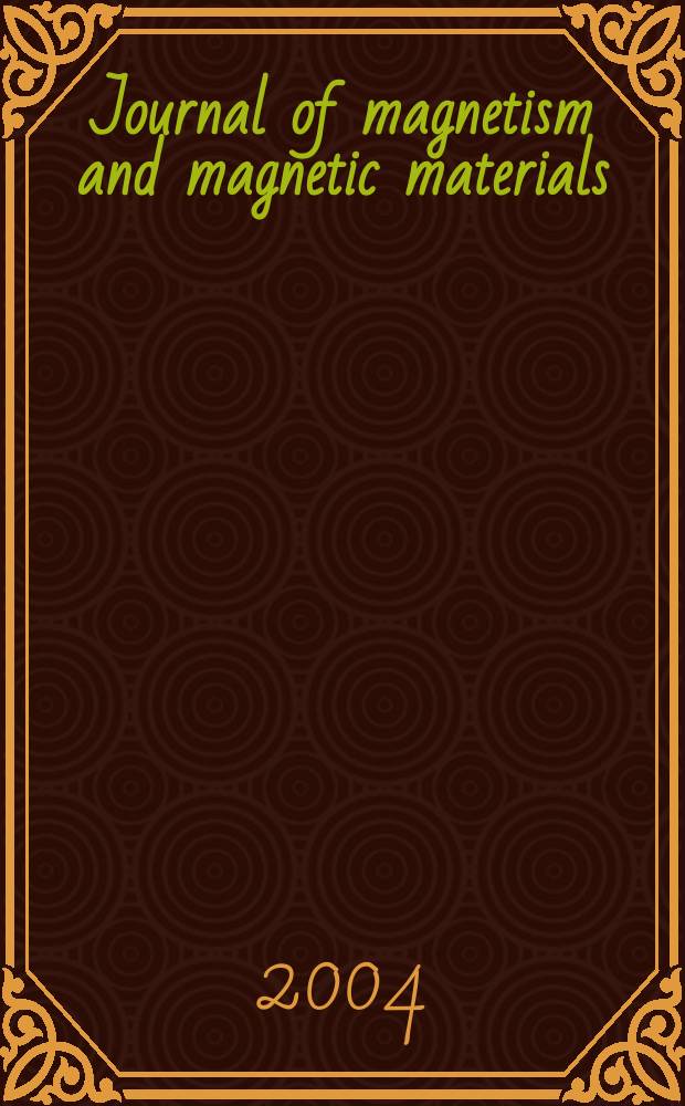 Journal of magnetism and magnetic materials : MMM. Vol.280, №1