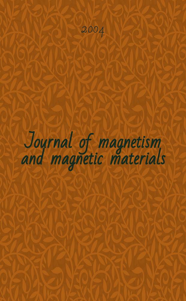 Journal of magnetism and magnetic materials : MMM. Vol.283, №2/3