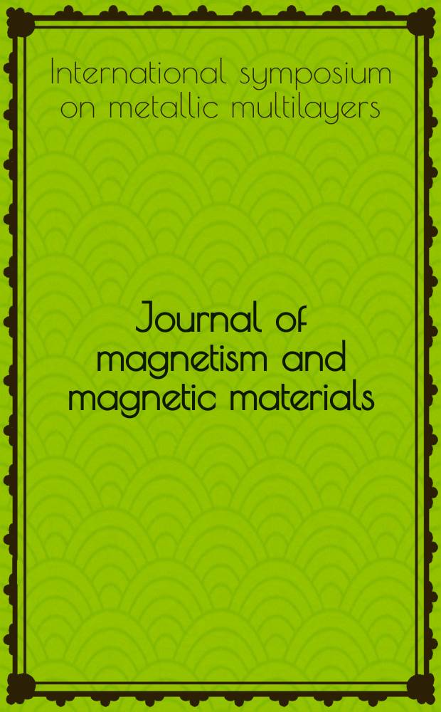 Journal of magnetism and magnetic materials : MMM. Vol.286 : Proceedings...
