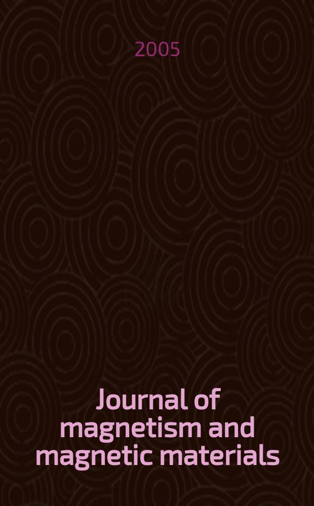 Journal of magnetism and magnetic materials : MMM. Vol.290/291, Pt.2 : Proceedings...