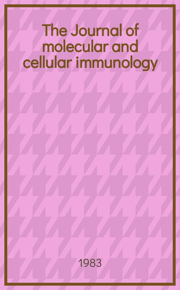 The Journal of molecular and cellular immunology : JMCI