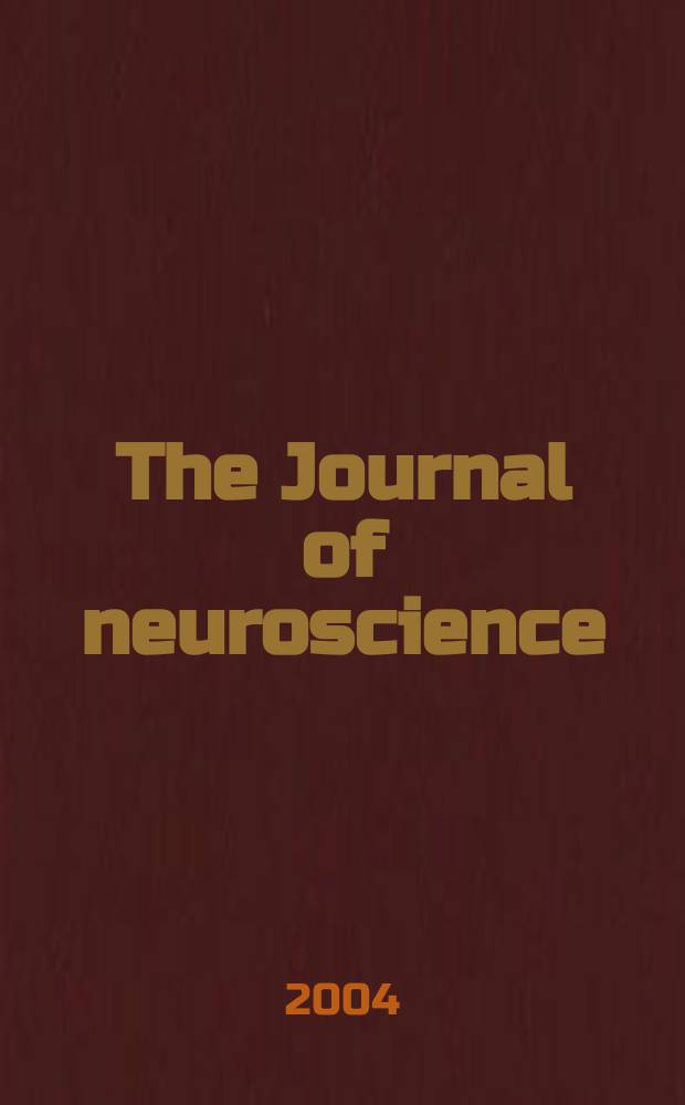 The Journal of neuroscience : The official journal of the Society for neuroscience. Vol.24, №6