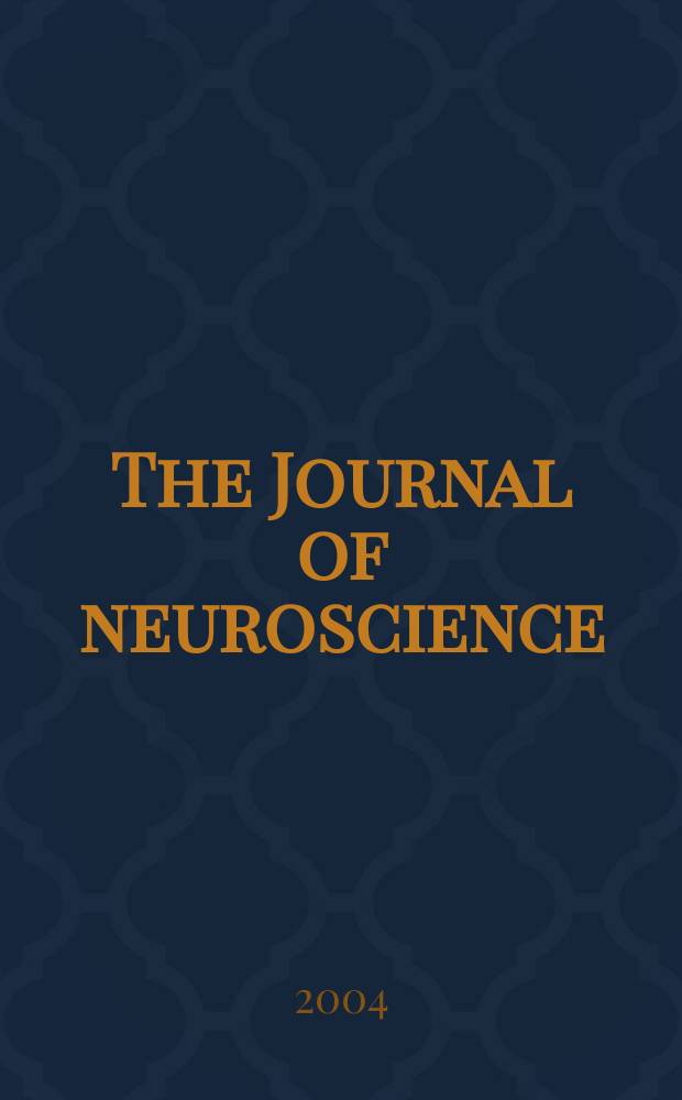 The Journal of neuroscience : The official journal of the Society for neuroscience. Vol.24, №8