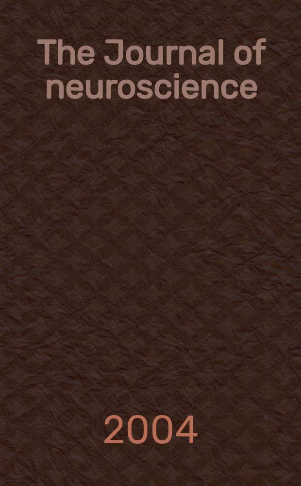 The Journal of neuroscience : The official journal of the Society for neuroscience. Vol.24, №23