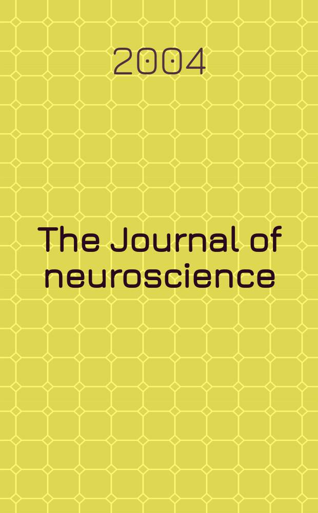 The Journal of neuroscience : The official journal of the Society for neuroscience. Vol.24, №40