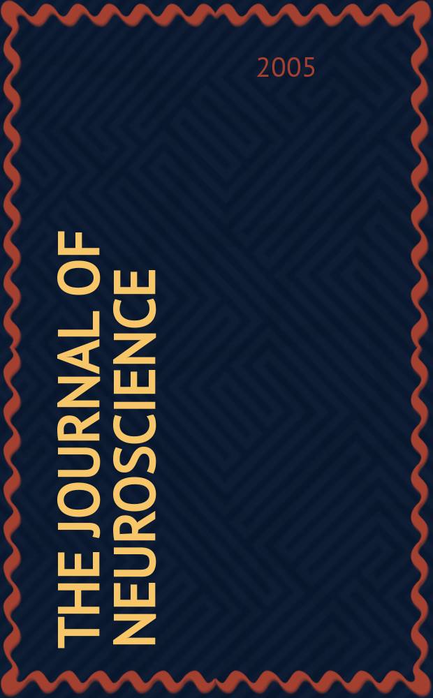 The Journal of neuroscience : The official journal of the Society for neuroscience. Vol.25, №7