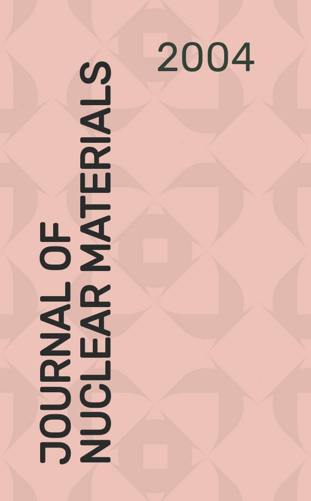 Journal of nuclear materials : A journal on metallurgy, ceramics and solid state physics in the nuclear energy industry. Vol.335, №2 : Materials for hybrid reactors and related technologies