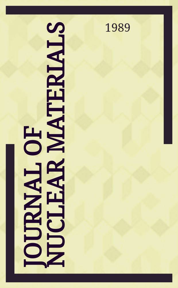 Journal of nuclear materials : A journal on metallurgy, ceramics and solid state physics in the nuclear energy industry. Vol.167 : Thermodynamics of nuclear materials
