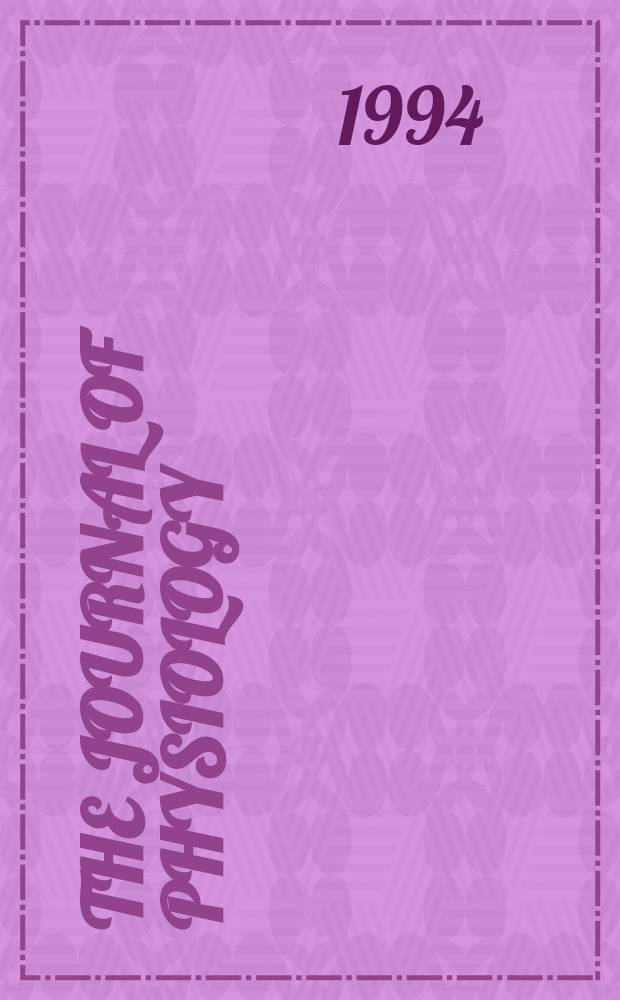 The Journal of physiology : Ed. for the Physiological society. Vol.477, Pt.1