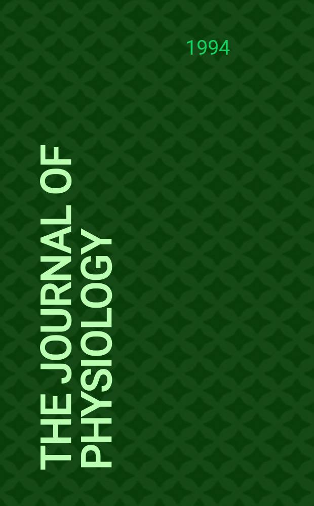The Journal of physiology : Ed. for the Physiological society. Vol.481, Pt.1